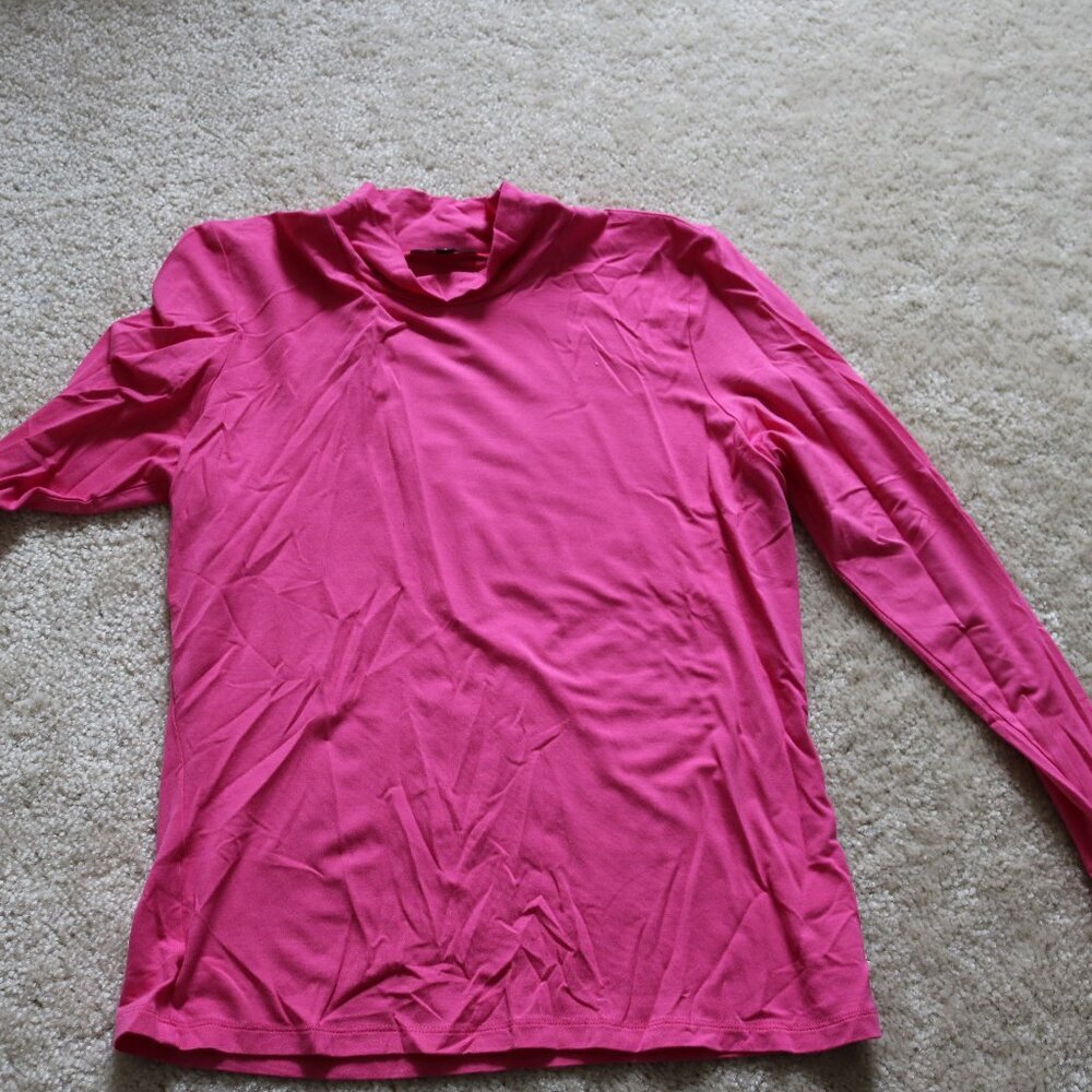Rails Fuchsia Long Sleeve Top